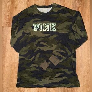 PINK Victoria's Secret Camo Tee